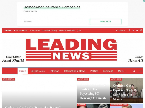 theleadingnews.com